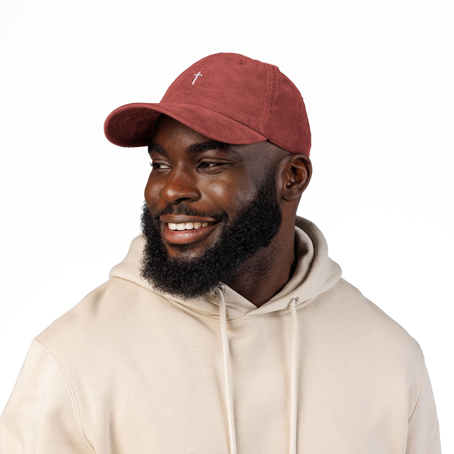 Corduroy Minimalist Cross Hat